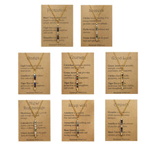 Load image into Gallery viewer, RTS: Natural Stone Healing Pendant Necklace