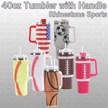 Load image into Gallery viewer, Rhinestone Sport Tumblers