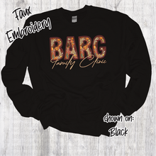 Load image into Gallery viewer, BARG Fall Leaves FAUX Embroidery Short Sleeve TShirt ***SASS Exclusives*** MYSTERY Color