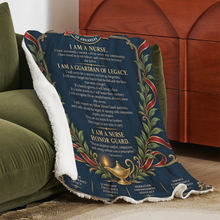 Load image into Gallery viewer, Nurse Honor Guard Sherpa Blanket
