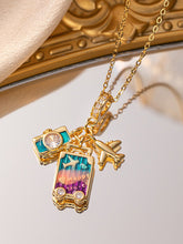 Load image into Gallery viewer, Wanderlust Travel Charm Necklace
