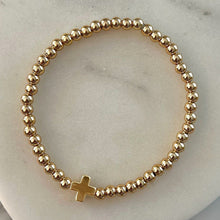 Load image into Gallery viewer, Pearl Cross Bracelet SET
