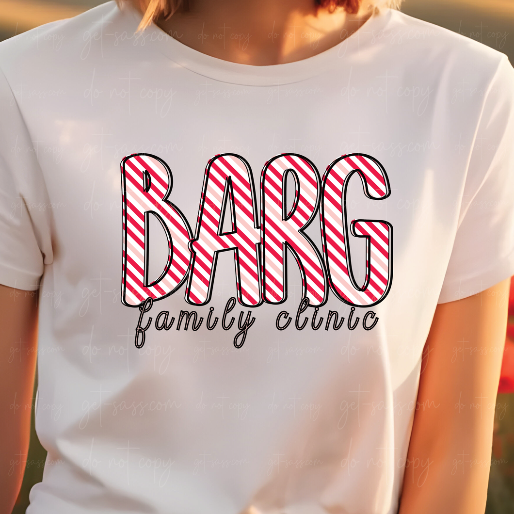 BARG Candy Cane Stripes MYSTERY COLOR ***SASS Exclusives***