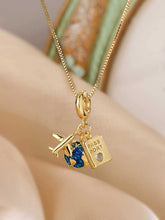 Load image into Gallery viewer, Wanderlust Travel Charm Necklace
