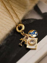 Load image into Gallery viewer, Wanderlust Travel Charm Necklace
