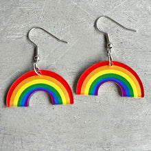 Load image into Gallery viewer, *RTS* Acrylic Rainbow Dangles

