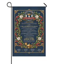 Load image into Gallery viewer, Nurse Honor Guard 12x18 Garden Flag (Stake NOT included)
