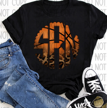 Load image into Gallery viewer, SPORTS - Ball &amp; Leopard Monogram Tee
