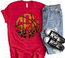 Load image into Gallery viewer, SPORTS - Ball &amp; Leopard Monogram Tee
